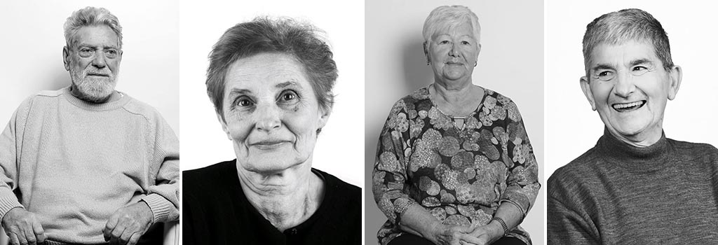 Les portraits de nos aînés, devenus "invisibles", exposés dans le département du Gard. © MONALISA Gard 2019