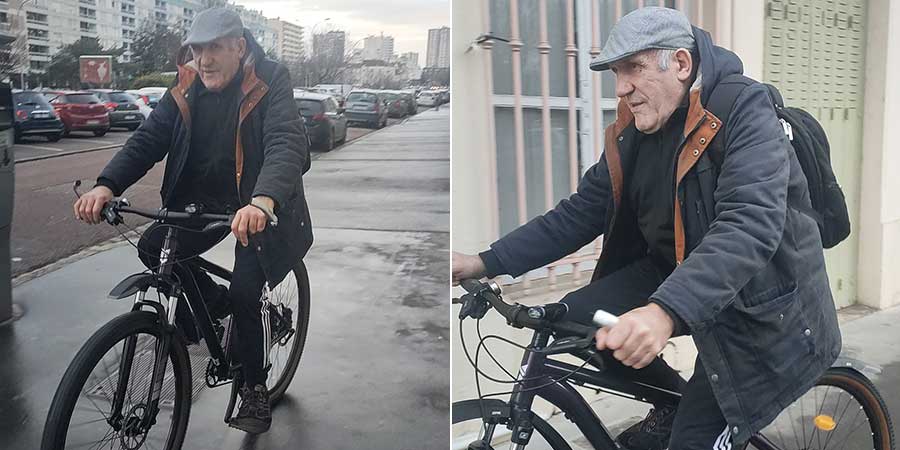 Grâce à vous, Bernard, 75 ans, a pu recevoir un vélo tout neuf
